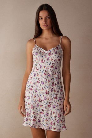 Intimissimi Dreaming of Spring Satin Slip Print | FDKHY58309