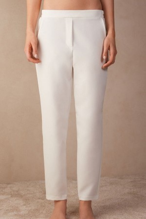 Intimissimi Trousers with Pockets Hvide | ZDKMJ20752