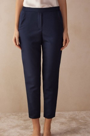 Intimissimi Full Length Pants with Pockets Blå | GDKUC12335