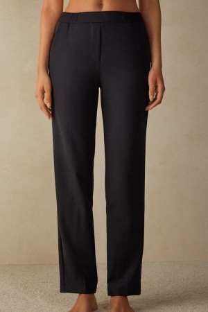 Intimissimi Lige Cut Pants with Pockets Sort | FDKHY93596