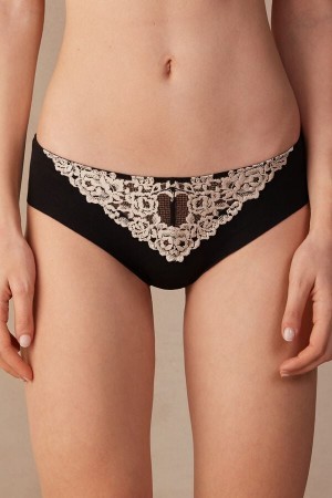 Intimissimi Pretty Flowers Seamless Bomulds Panties Flerfarvede | XDKBH63665