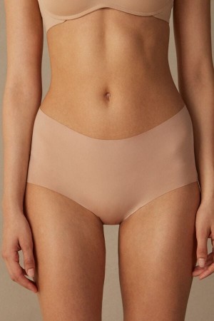 Intimissimi Seamless Microfiber Hipster Natural | QDKWA29057