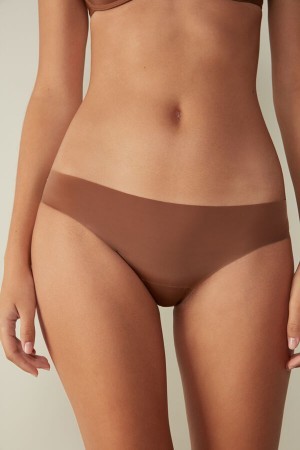 Intimissimi Seamless Microfiber Panties Natural | DKJVR60155