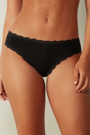 Intimissimi Bomulds and Blonder Panties Sort | XDKGW97709