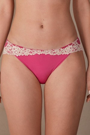 Intimissimi Pretty Flowers Panties Lyserød | SDKVO87195