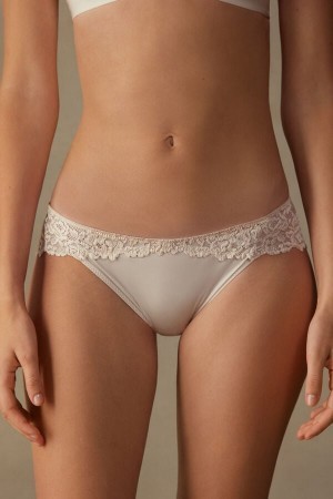 Intimissimi Pretty Flowers Panties Natural | DKICD94799