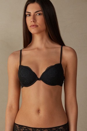 Intimissimi Bellissima Blonder Push-Up Bra Sort | DKZDE51580