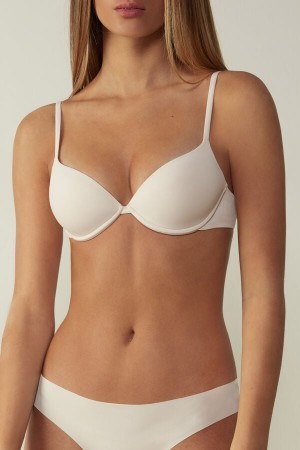 Intimissimi Bellissima Push-up Bra in Microfiber Natural | DKICD37498