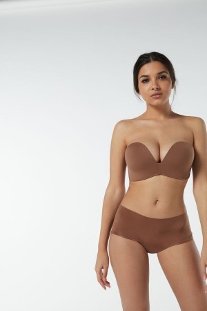 Intimissimi Laura Microfiber Bandeau Bra Natural | FDKHY71797