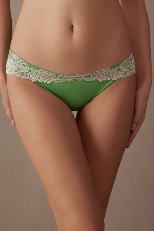 Intimissimi Pretty Flowers Panties Grøn | BDKSO95566