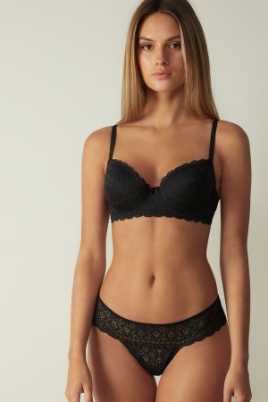 Intimissimi Sofia Balconette Bra in Blonder Sort | PDKQX91226