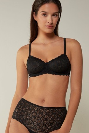 Intimissimi Daniela Balconette Bra in Blonder Sort | DKICD36148