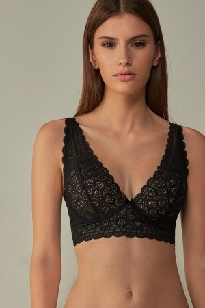 Intimissimi Eleonora Balconette Bra in Blonder Sort | ADKWC90913