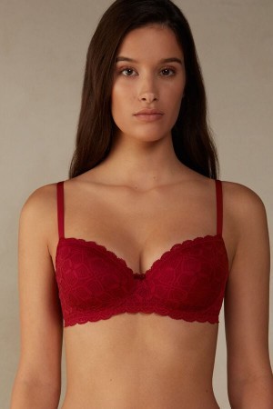 Intimissimi Sofia Balconette Bra in Blonder Rød | UDKND83042