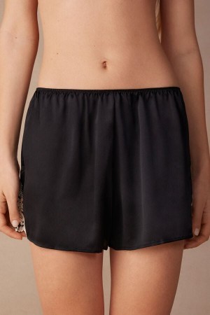 Intimissimi Pretty Flowers Silk Shorts Flerfarvede | BDKSO99516