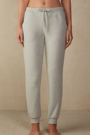 Intimissimi Warm Cuddles Full Length Cuffed Pants Grå | EDKHC60508