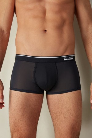 Intimissimi Super Fresh Micro-mesh Boxers Blå | DKXBR49377