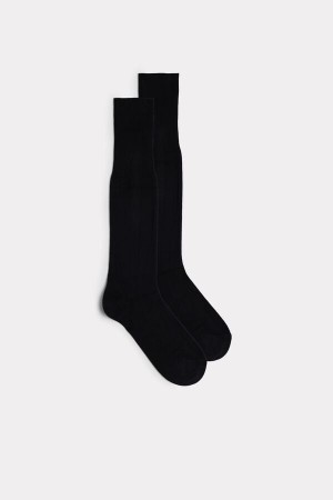 Intimissimi Høje Warm Bomulds Socks Sort | DKEAH39472