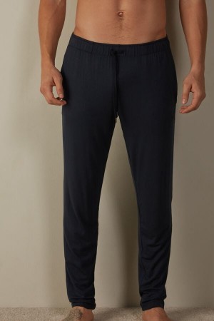 Intimissimi Silk and Modal Trousers Blå | TDKWZ96375