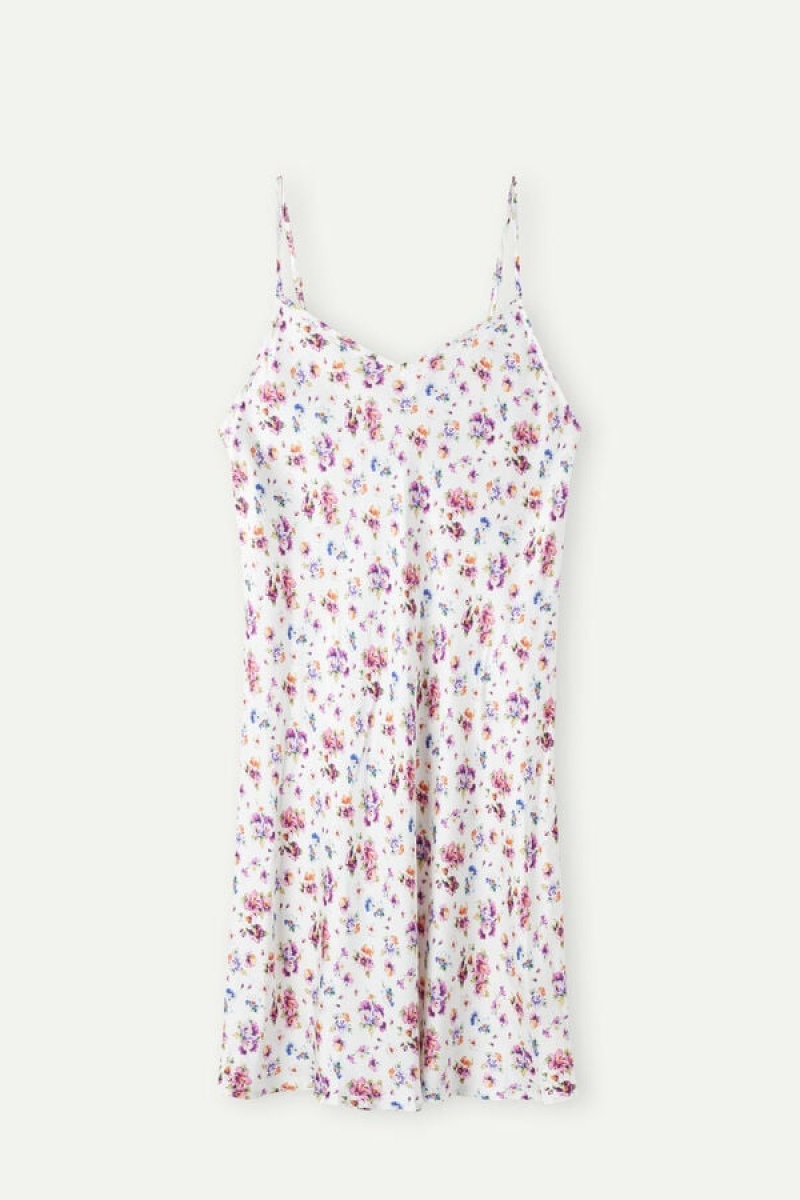 Intimissimi Dreaming of Spring Satin Slip Print | FDKHY58309