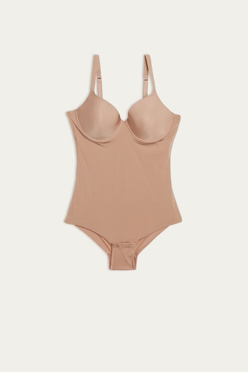 Intimissimi Francesca Body in Ultralight Microfiber Natural | ADKWC30394