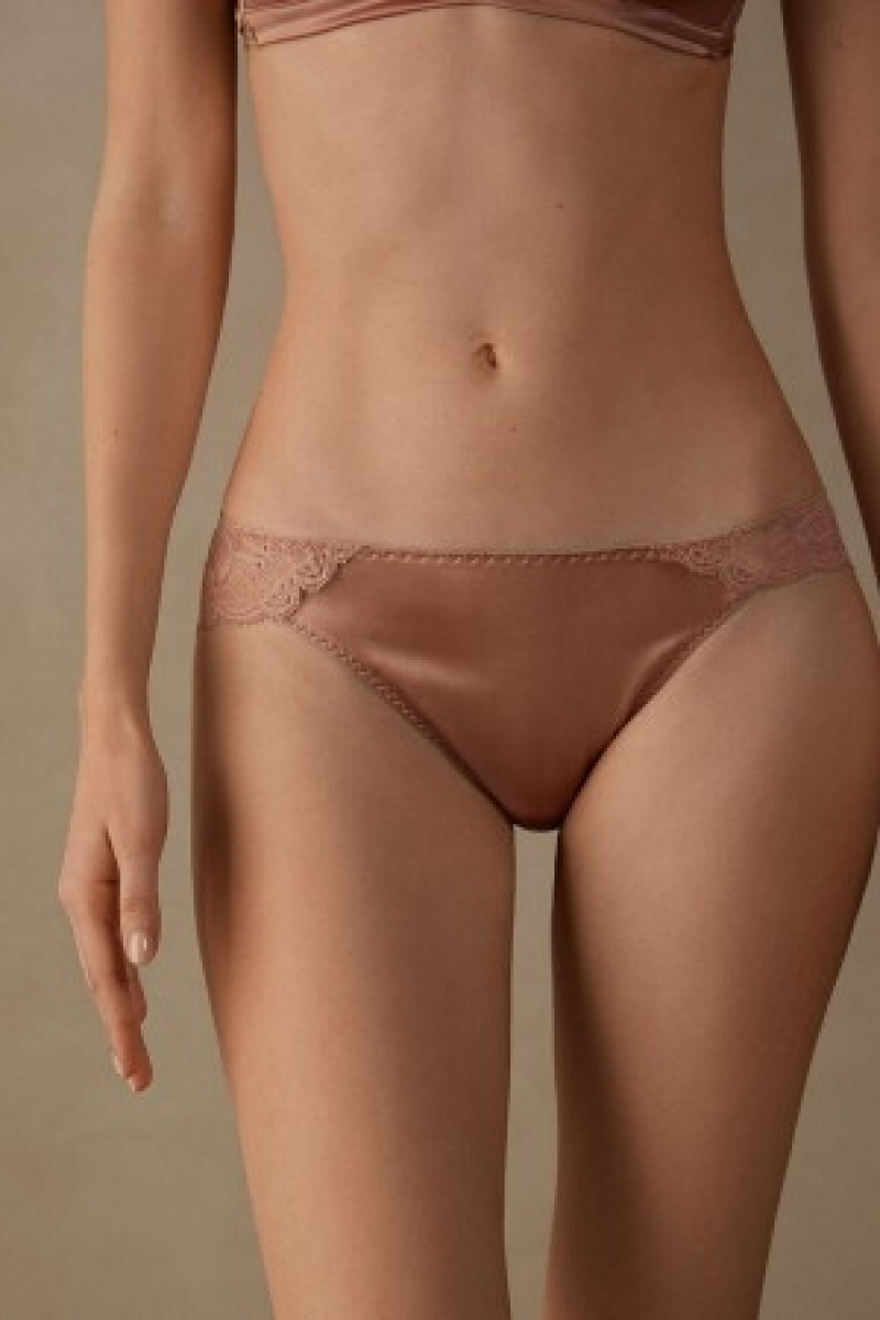 Intimissimi Silk and Blonder Briefs Natural | XDKBH14304