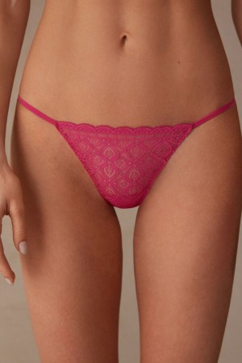 Intimissimi Blonder String Thong Lyserød | DKXBR49068