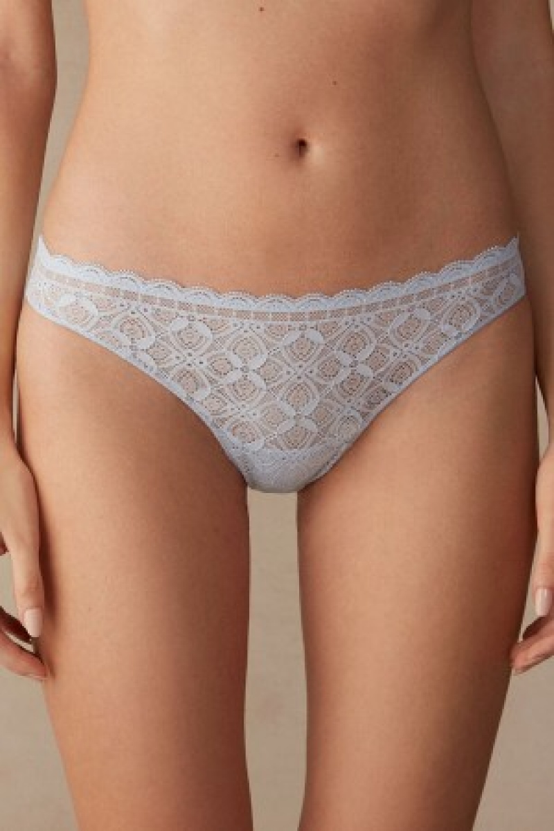 Intimissimi Blonder and Microfiber Brazilian Blå | DDKKV42672