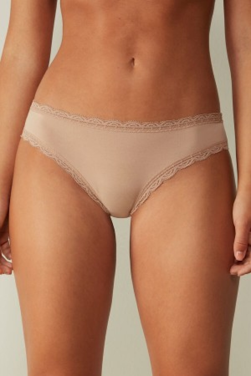 Intimissimi Bomulds and Blonder Panties Natural | EDKHC50036