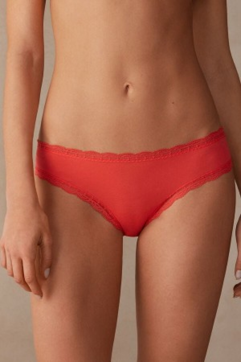 Intimissimi Bomulds and Blonder Panties Orange | DKQAV51156