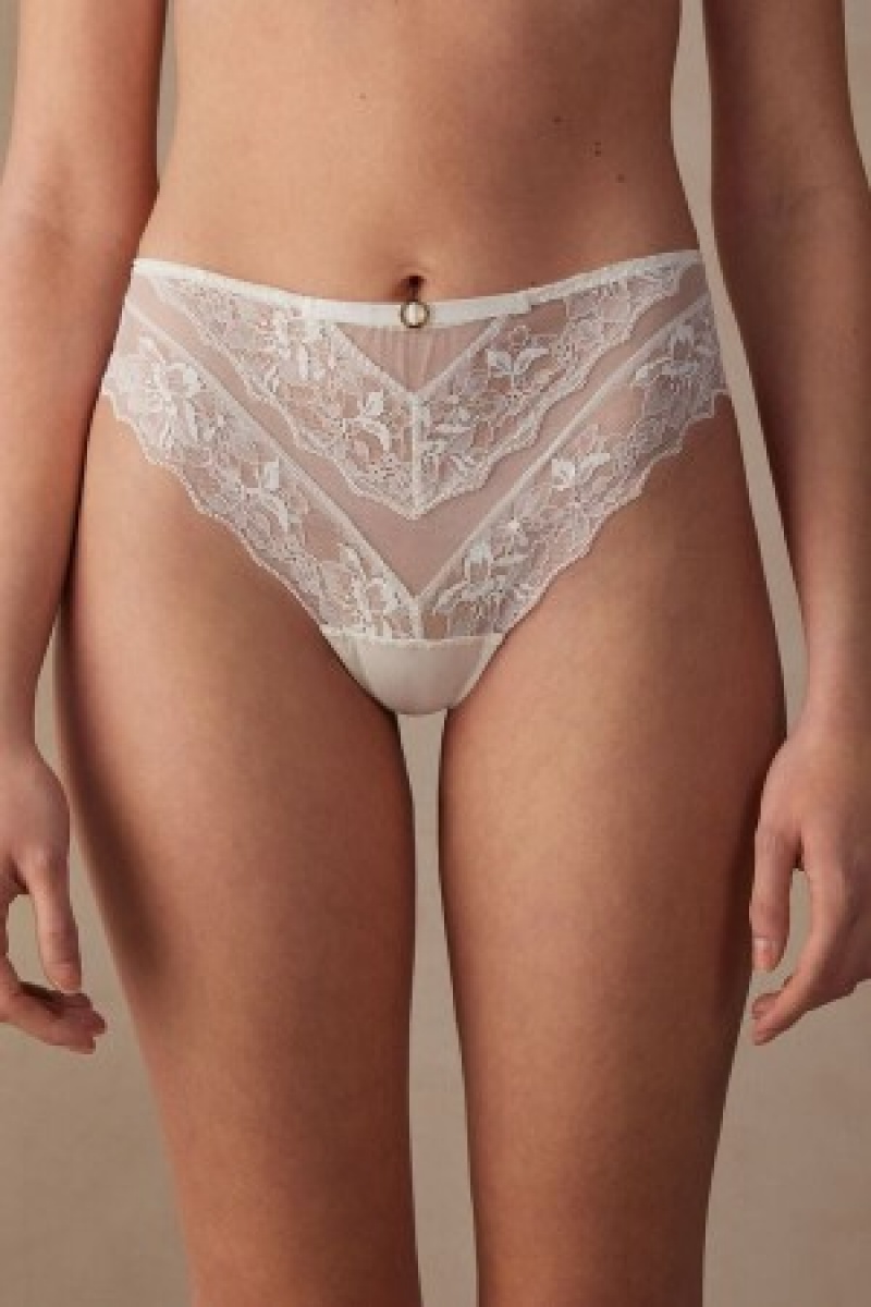 Intimissimi Fearless Femininity Hipster Brazilian Hvide | DKQCS74204