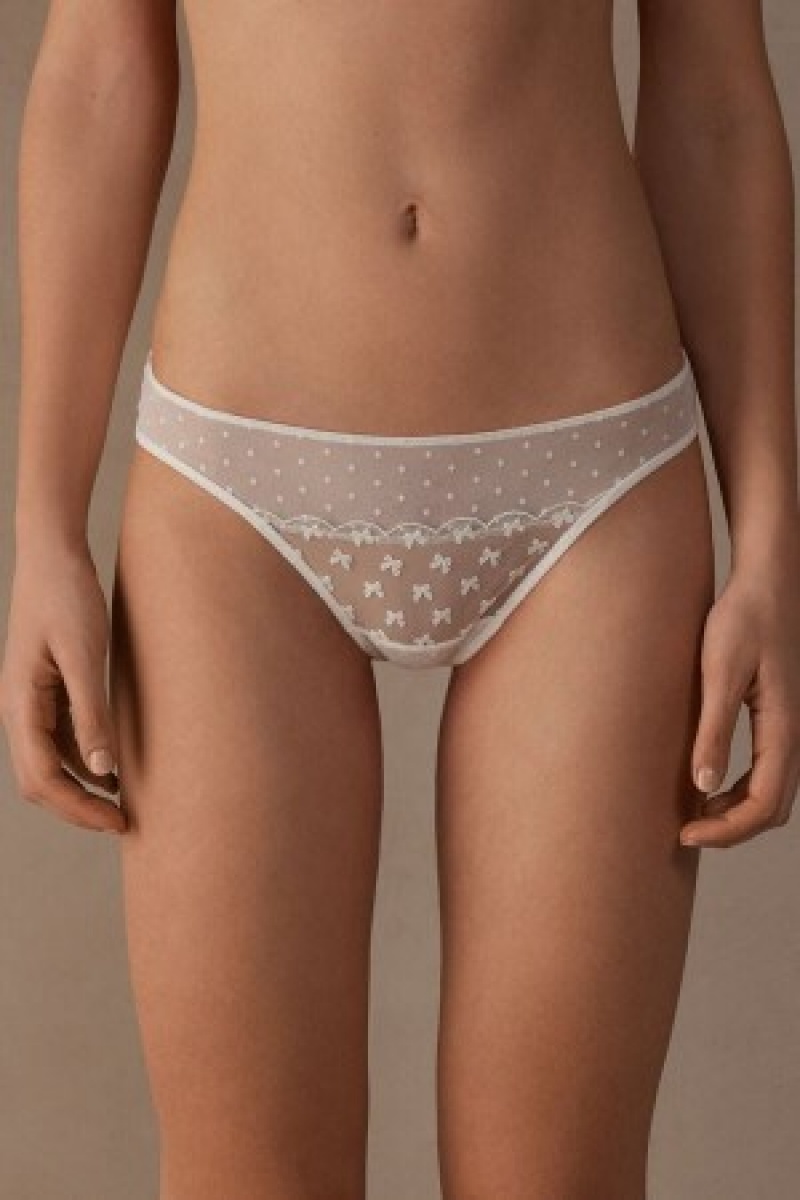 Intimissimi Love Cadeau Brazilian Hvide | GDKUC68979