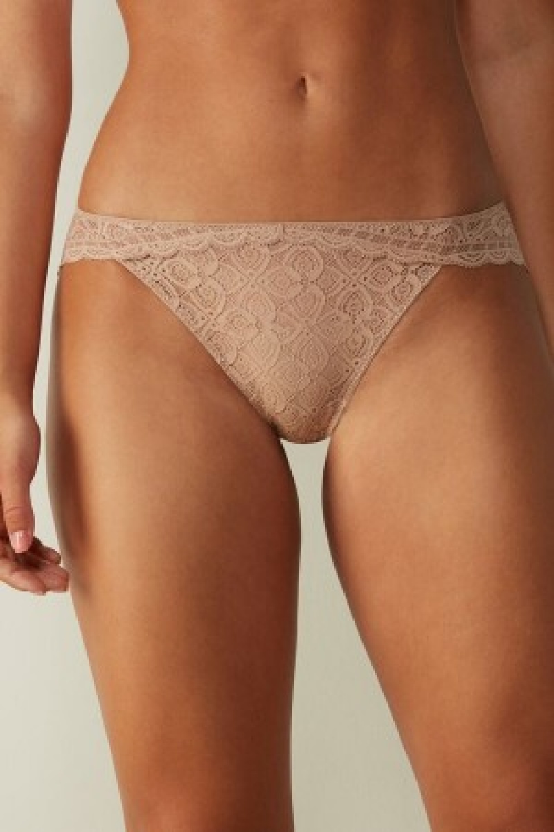 Intimissimi Low Rise Blonder Panties Natural | SDKNY75562