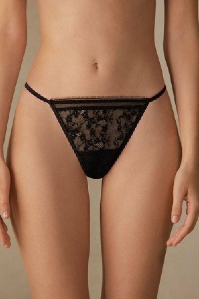 Intimissimi Luxury Treats String Thong Sort | SDKVO45334