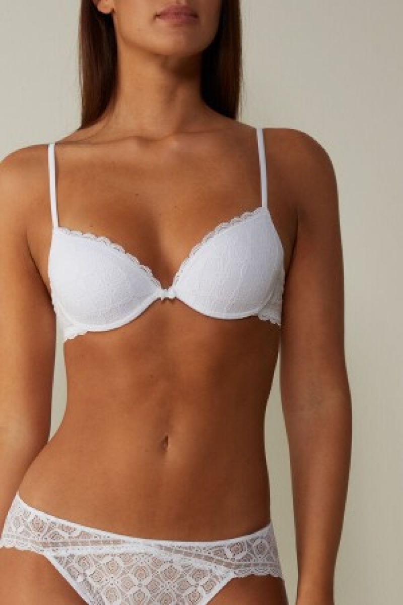 Intimissimi Bellissima Push-up Bra in Blonder Hvide | EDKVG52559