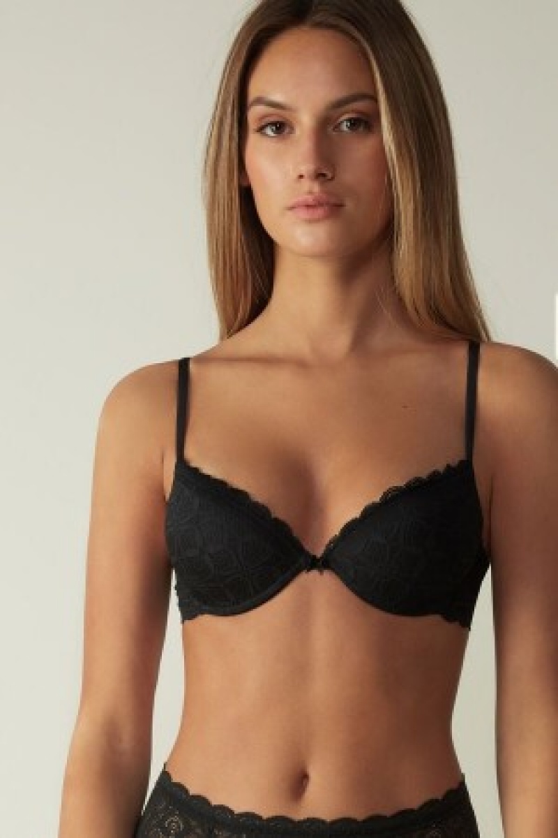 Intimissimi Bellissima Push-up Bra in Blonder Sort | SDKVO89476