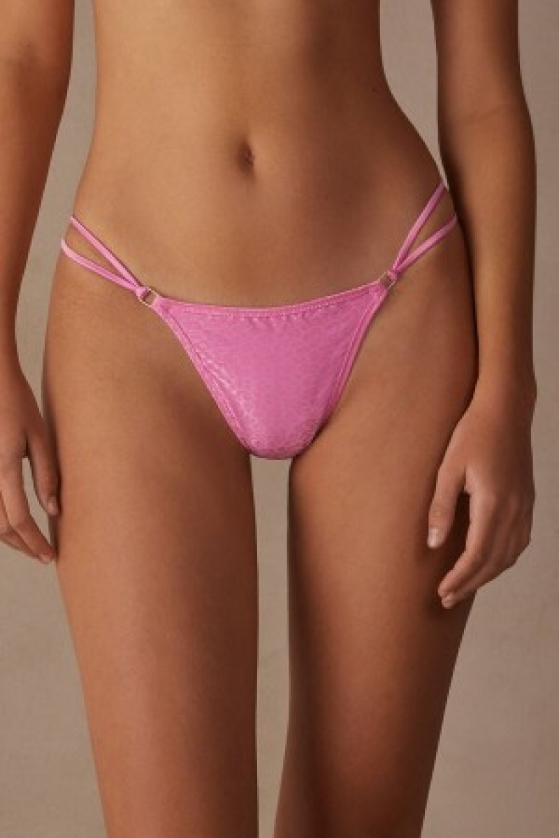 Intimissimi Cool Minimal String Thong Lyserød | YDKGT27916