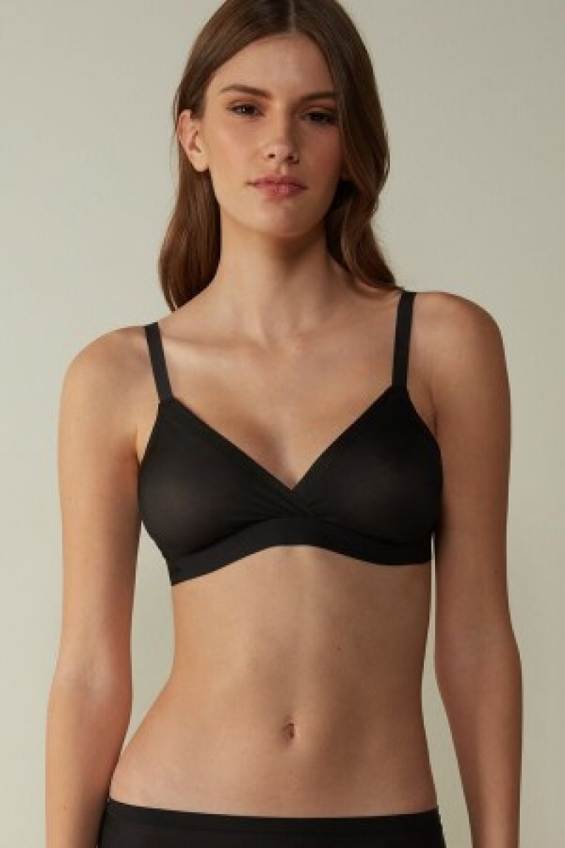 Intimissimi Emma Invisible Touch Triangle Bra Sort | UDKTG47971