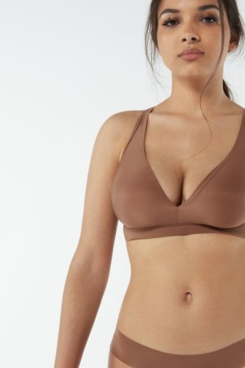 Intimissimi Lara Ultralight Microfiber Triangle Bra Natural | QDKUV15288