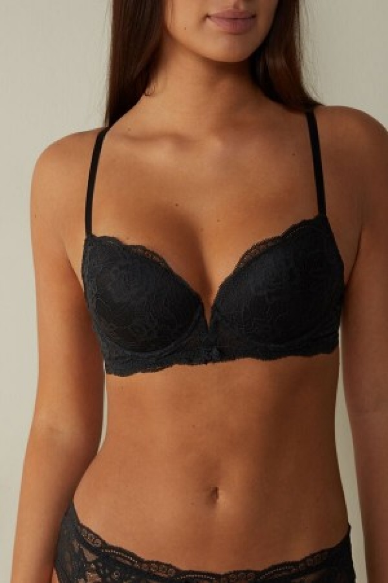 Intimissimi Mia Blonder Super Push-Up Bra Sort | DKXBR13045