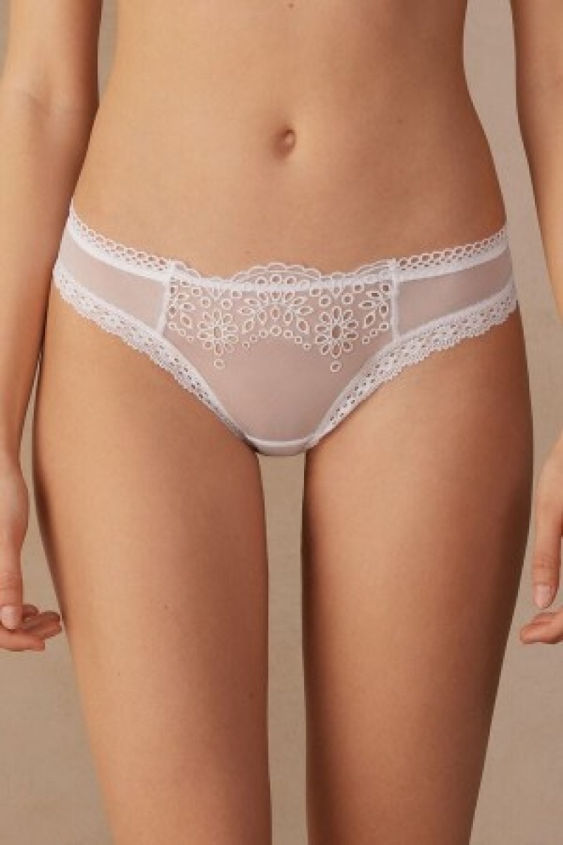 Intimissimi Timeless Simplicity Brazilian Hvide | UDKND80929