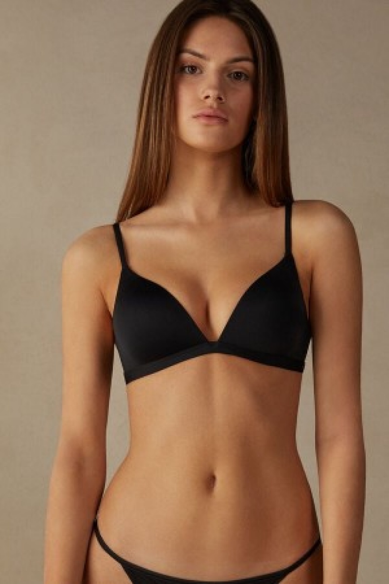 Intimissimi Tiziana Microfiber Triangle Bra Sort | LDKTR83958