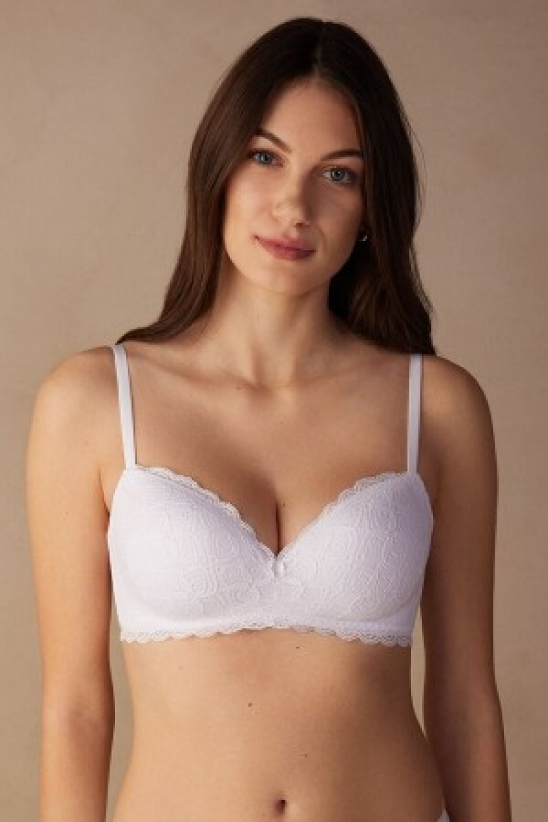 Intimissimi Claudia Balconette Bra in Blonder Hvide | DKXMI75325