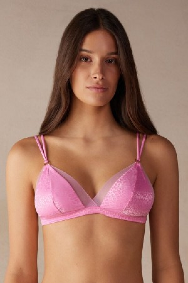 Intimissimi Cool Minimal Emma Triangle Bra Lyserød | BDKSO56631