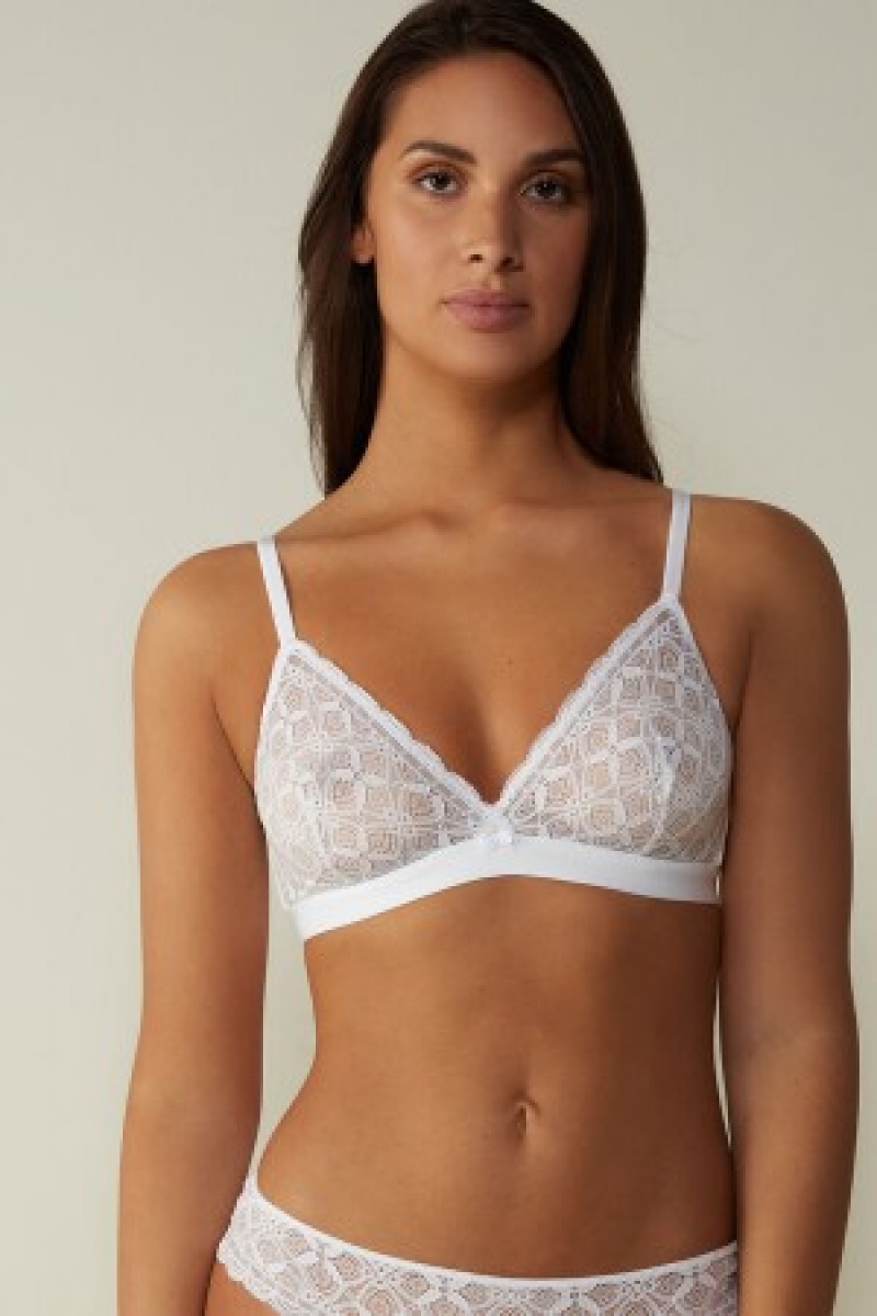 Intimissimi Emma Triangle Bra in Blonder Hvide | UDKTG60343