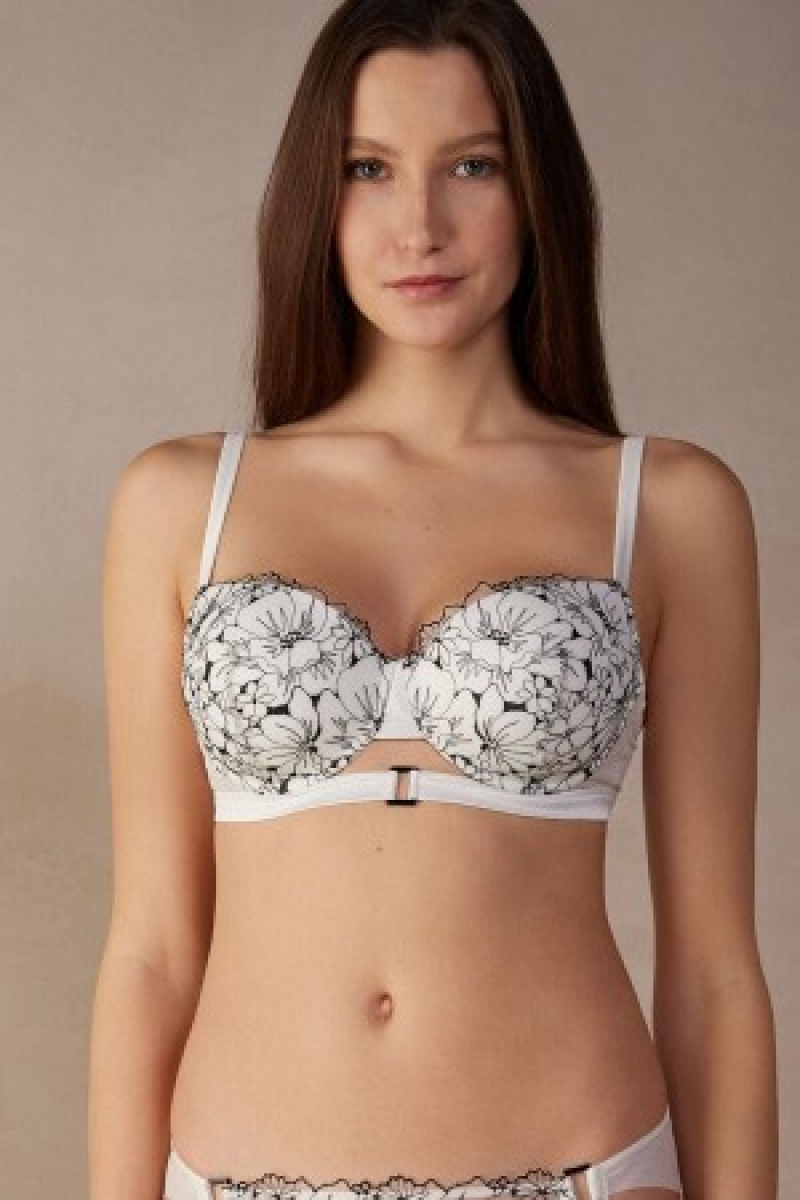 Intimissimi Pure Joy Sofia Balconette Bra Hvide | DKEAH28911