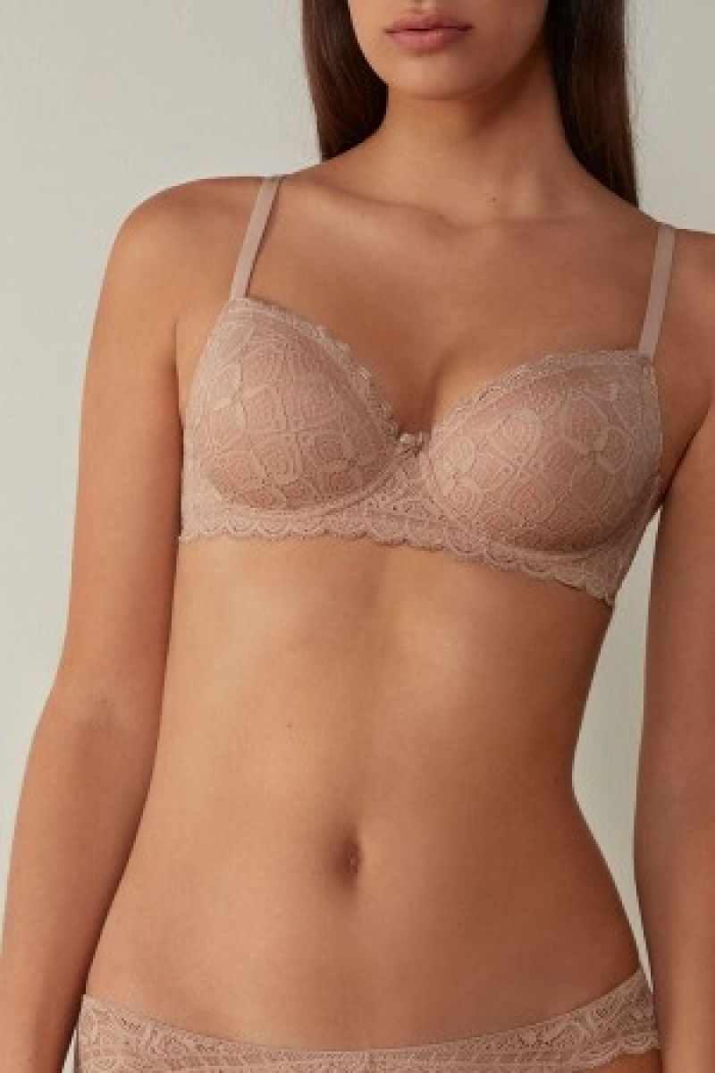 Intimissimi Sofia Balconette Bra in Blonder Natural | DKDYB36149