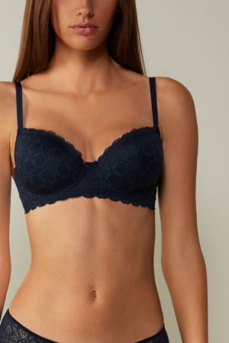 Intimissimi Sofia Balconette Bra in Blonder Blå | DDKVO40630