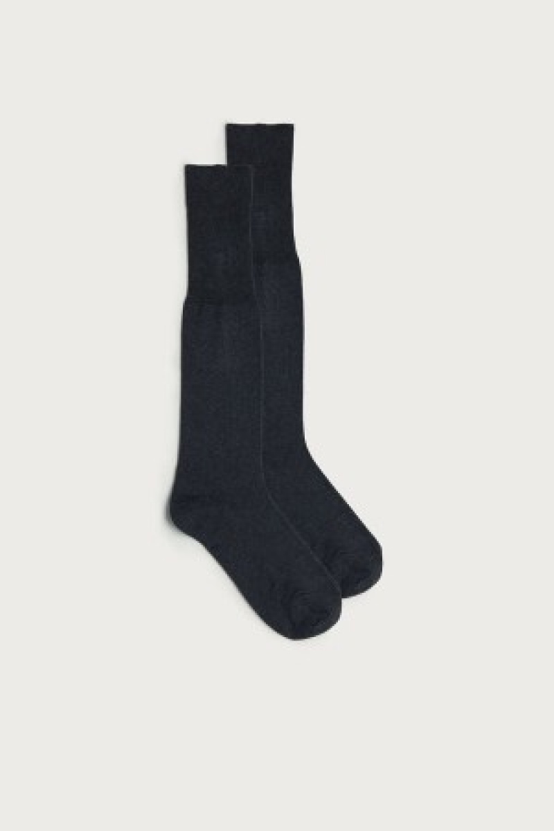 Intimissimi Høje Warm Bomulds Socks Grå | EDKHC31972