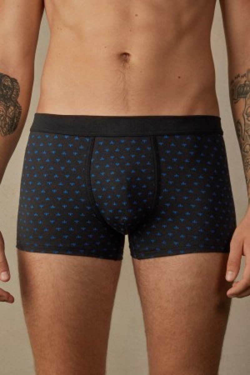 Intimissimi Lily Boxers in Stretch Supima® Bomulds Sort | MDKFT99800